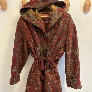 Mulberry vintage tapestry coat